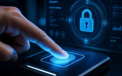 Biometric security access: safer logins with fingerprint and face recognition.
